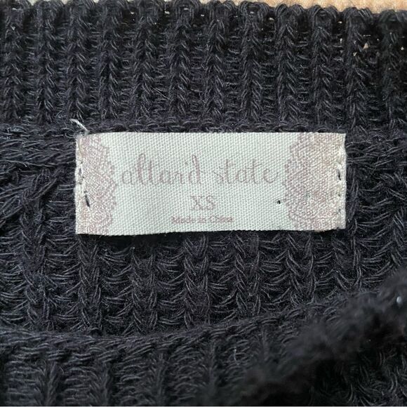 Altar’d State Black Knitted Sweater - Size: XS - Picture 3 of 8
